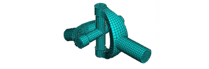 A 3 d image of the body and head of a pipe.