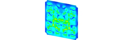 A computer generated image of a square tile.