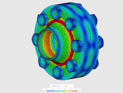A 3 d image of the inside of a gear.
