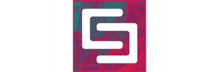 A white square with the letter s in it.