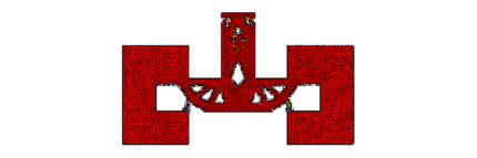 A red and black pattern is shown.