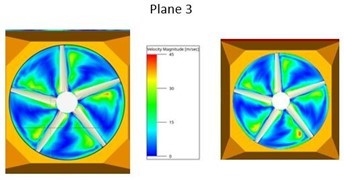 A picture of the plane 3 and its color temperature.