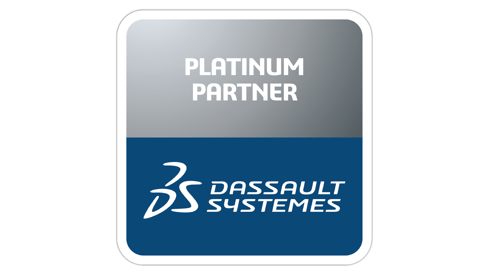 Dassault Systèmes Platinum Partner badge
