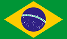 Brazilian flag: green field, yellow diamond, blue disc