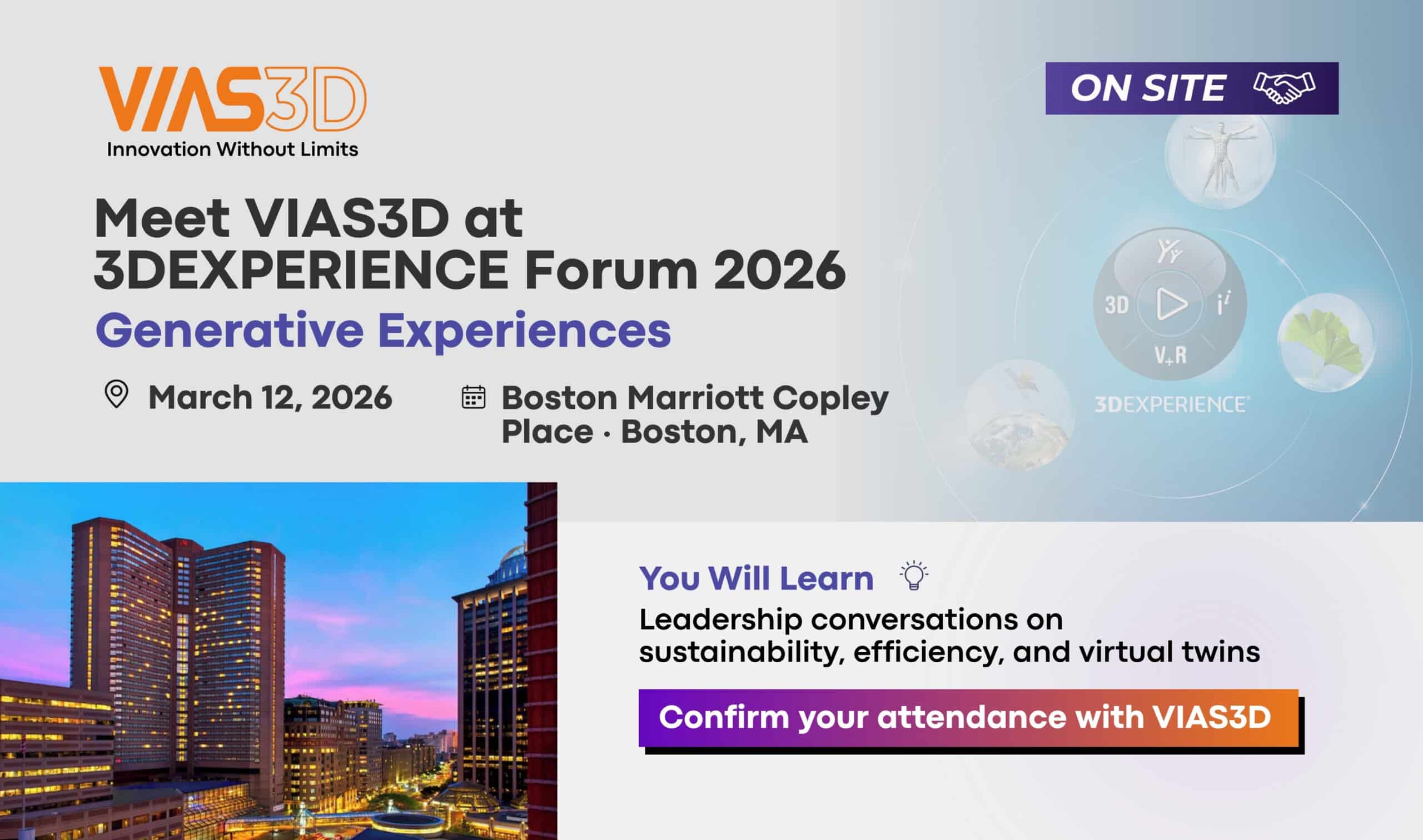VIAS3D at 3DEXPERIENCE Forum 2026 Boston