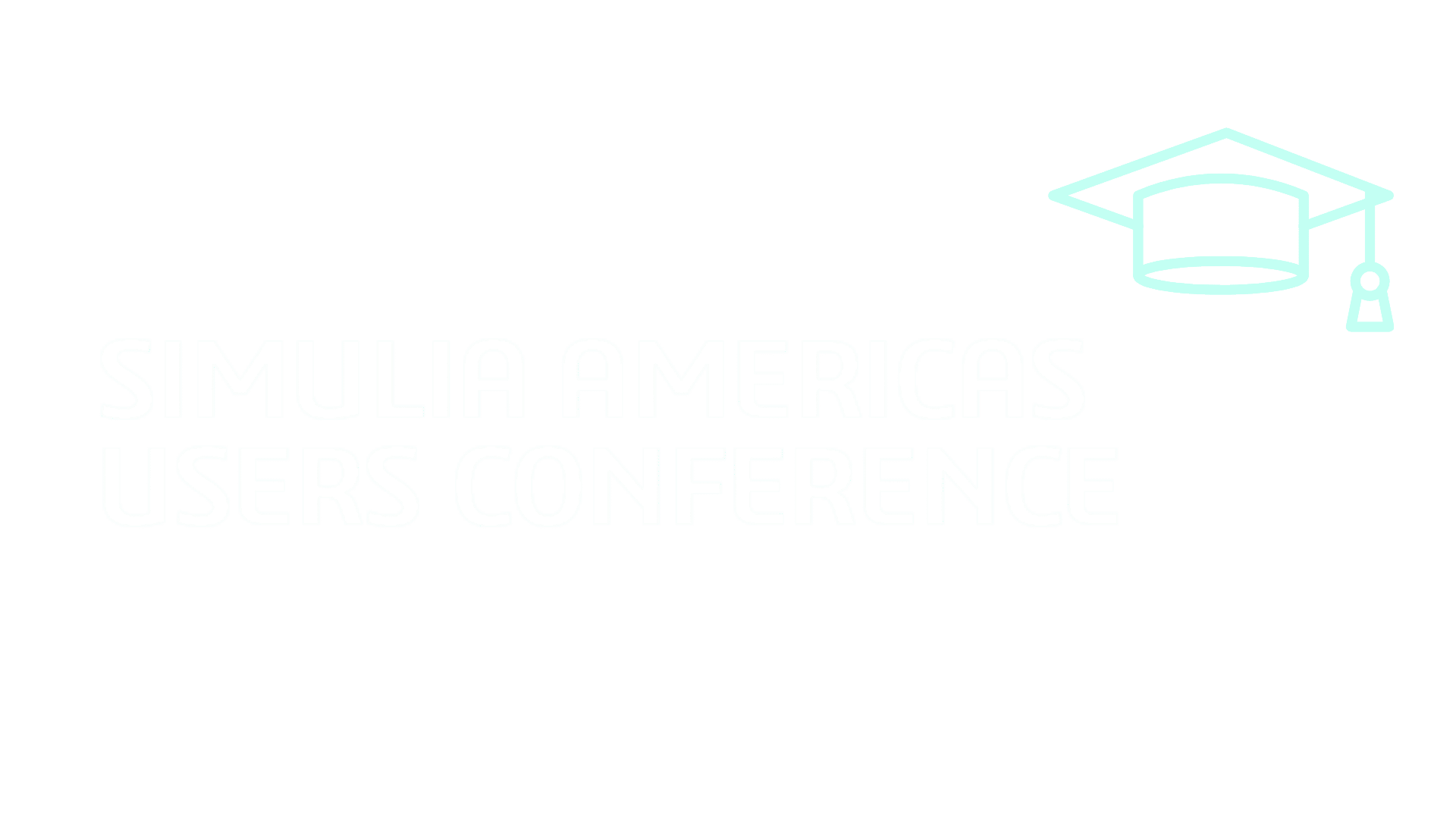 Simulia Americas Users Conference logo with cap