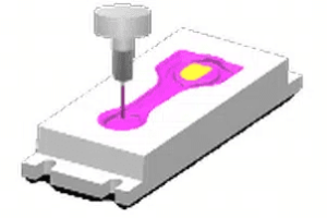 A 3 d image of the device being used to make it.