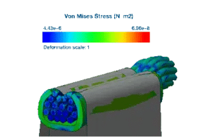 A computer screen showing the color of a tooth brush.