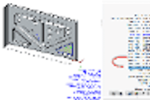 A computer screen with an image of a building.