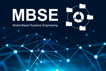 A blue background with white text and an image of a network.