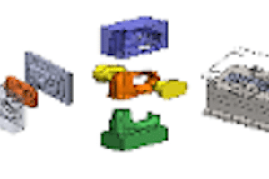 A group of different types of objects that are in the same color scheme.