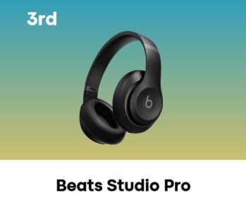 Black Beats Studio Pro wireless headphones